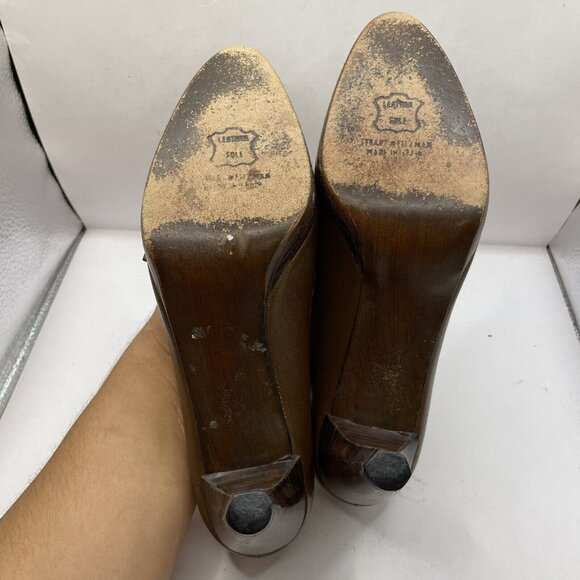 Stuart Weitzman Brown Mary Jane Heels - Picture 6 of 7